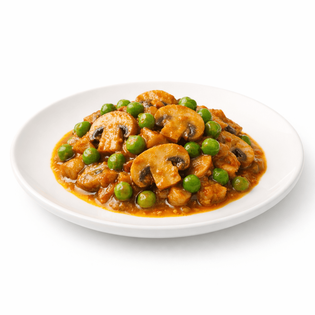 Mushroom & Peas Curry