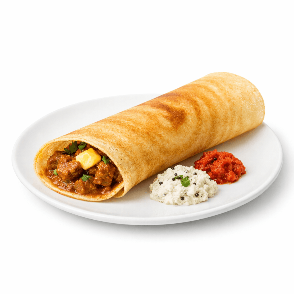 Butter Lamb Dosa