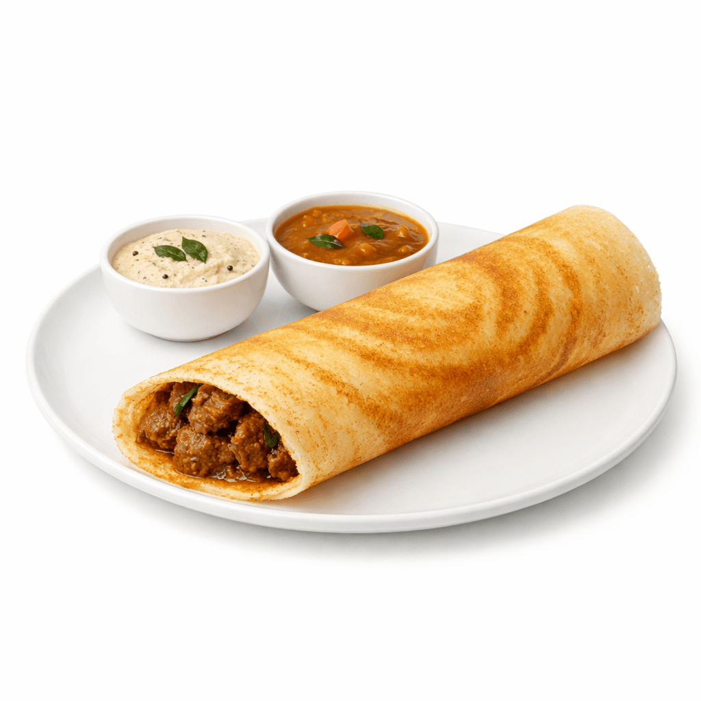 Goat Masala Dosa