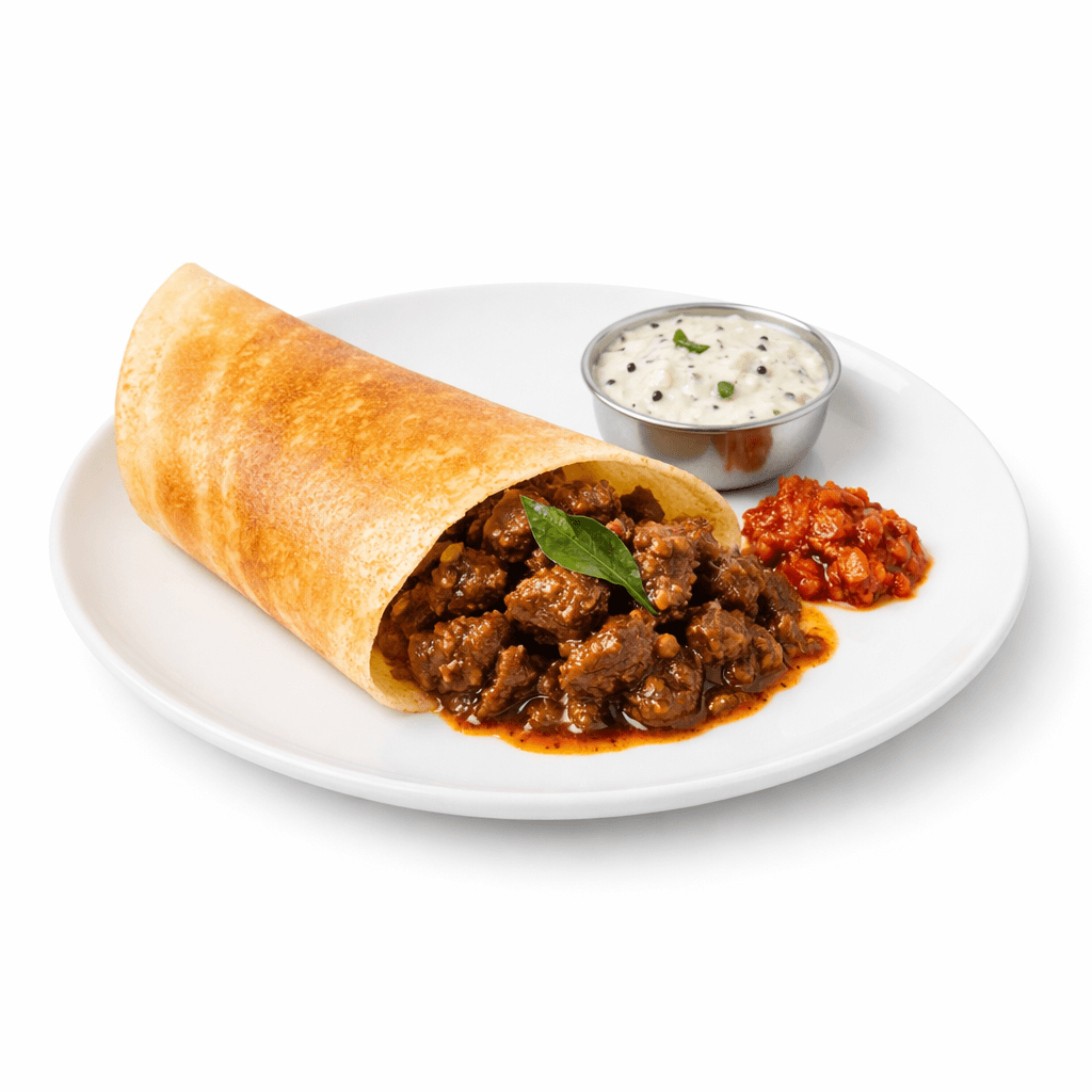 Lamb Ghee Roast Dosa