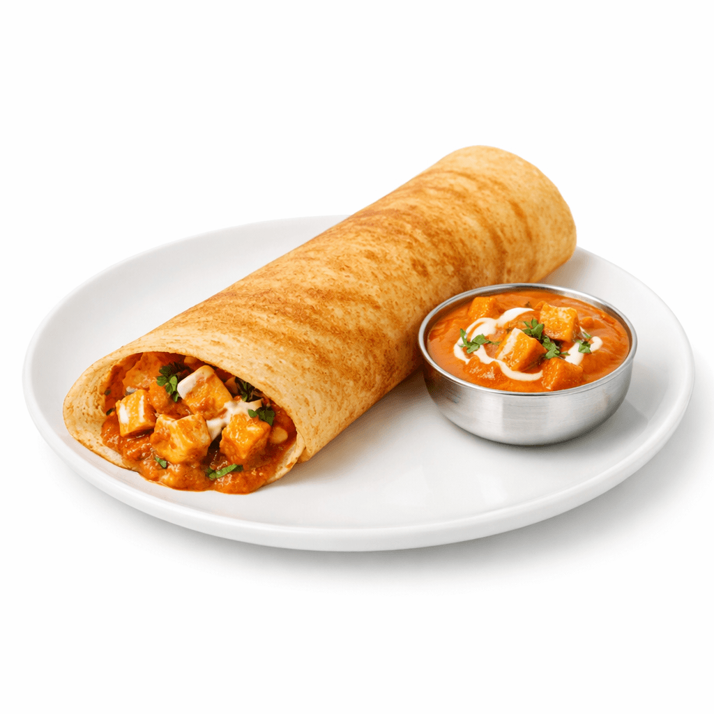 Shahi Paneer Butter Masala Dosa